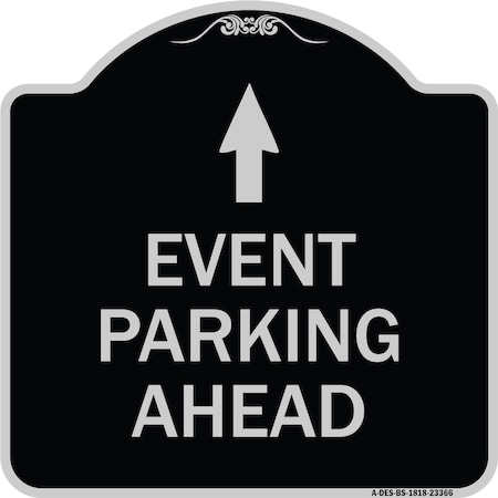 Signmission Parking & Post Kit Heavy-Gauge Aluminum Architectural Sign, 18" x 18", BS-1818-23366 A-DES-BS-1818-23366